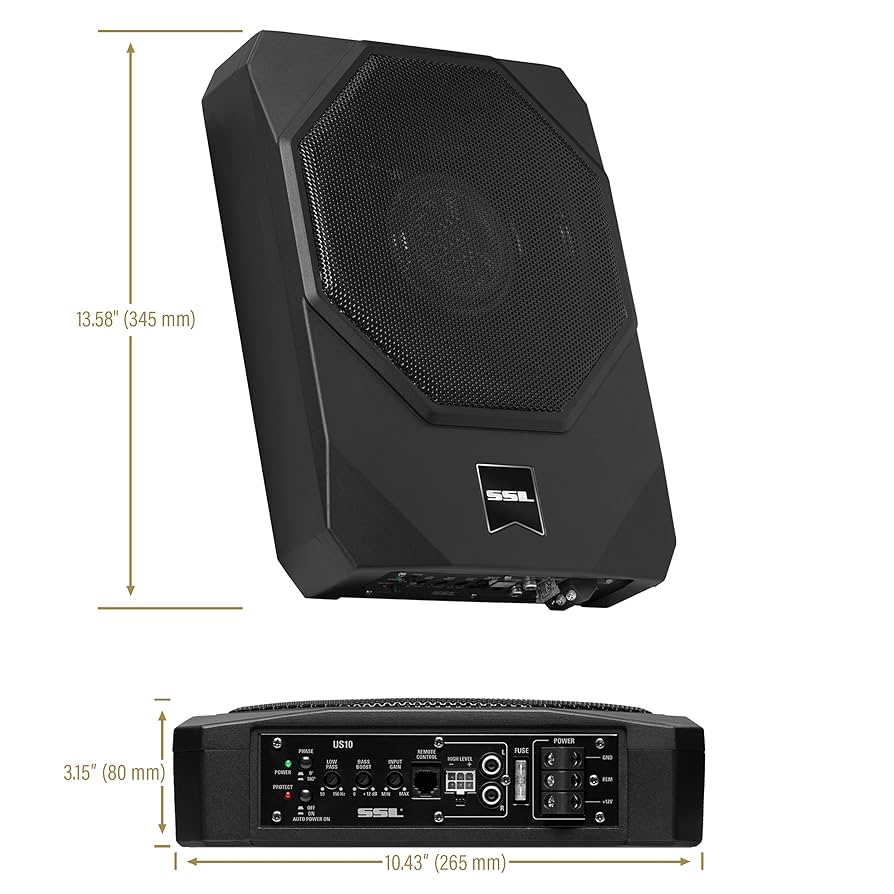 Amazon.co.jp: Sound Storm Laboratories US10K 増幅カーサブ